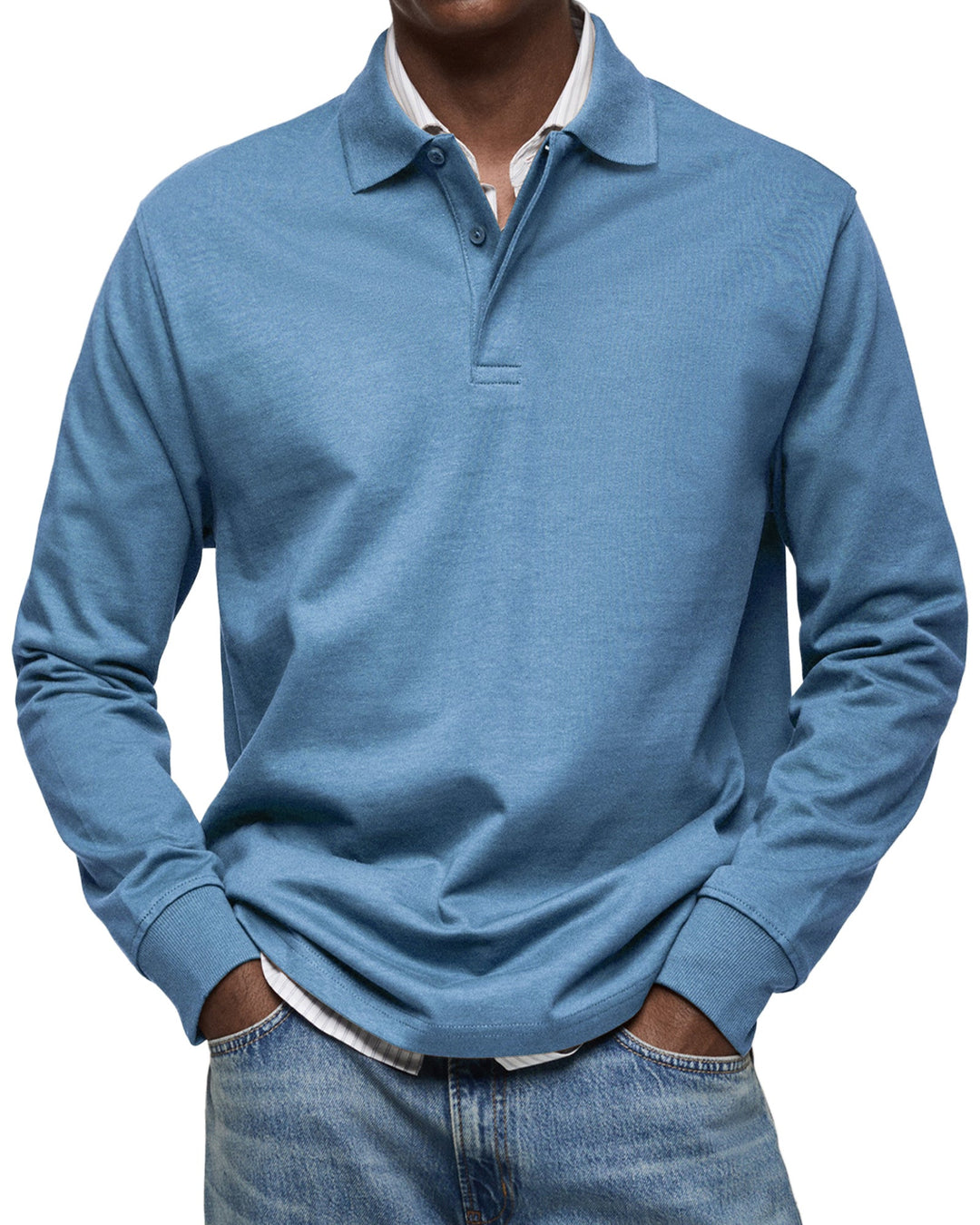 Morrison | Casual Long Sleeve Button Polo