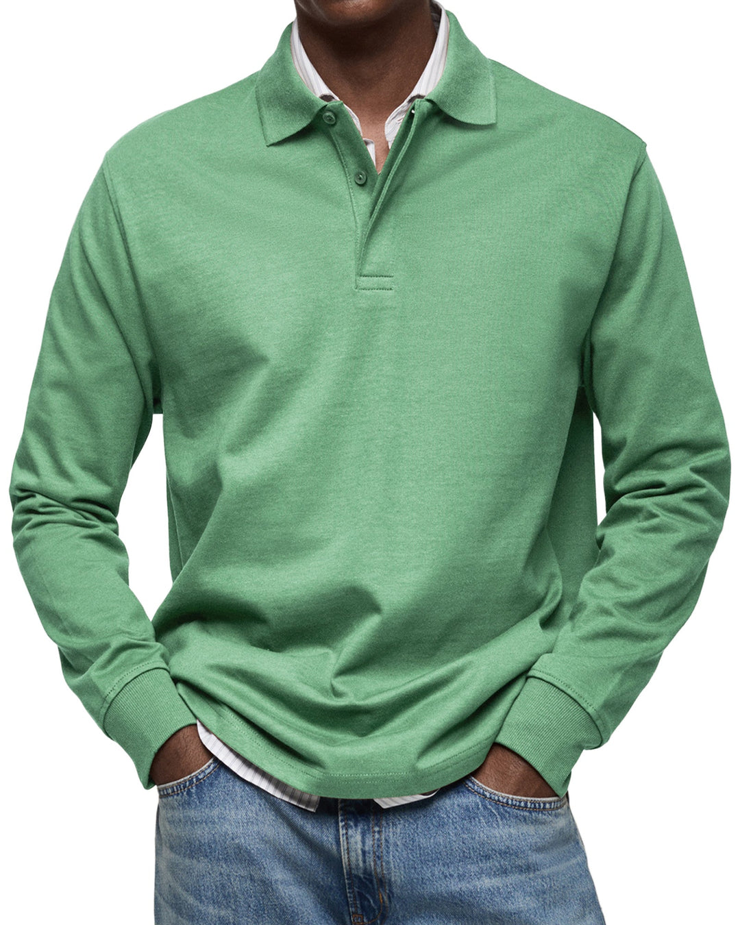 Morrison | Casual Long Sleeve Button Polo