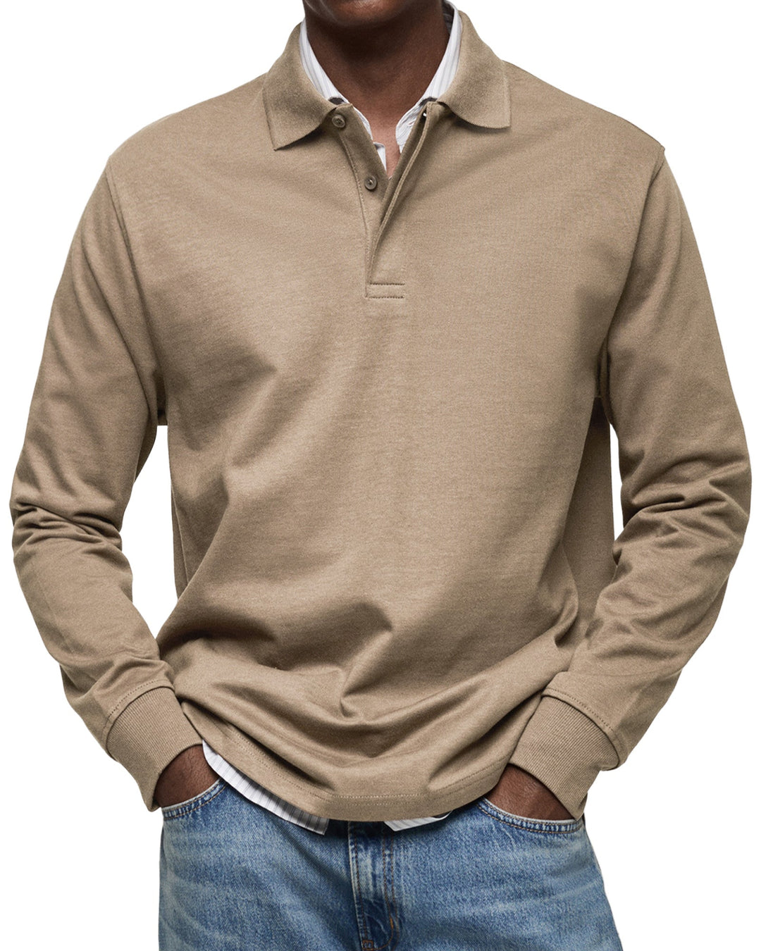 Morrison | Casual Long Sleeve Button Polo