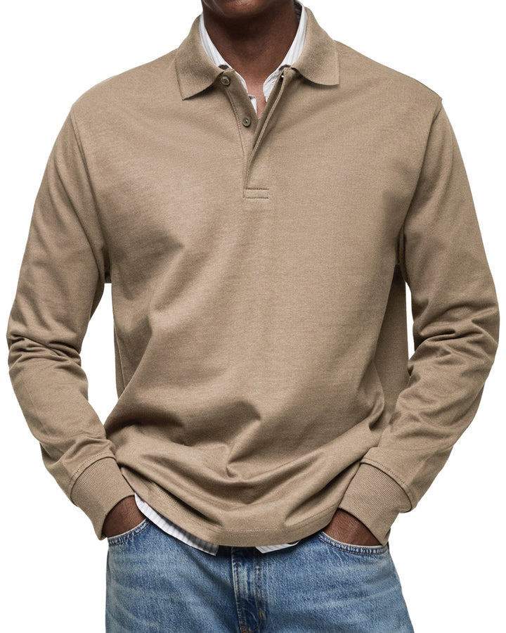 Morrison | Casual Long Sleeve Button Polo