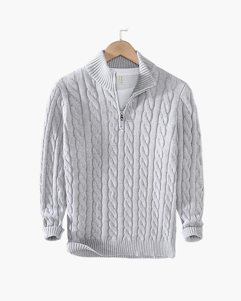 Alpine |  Half Zip Cable Jumper