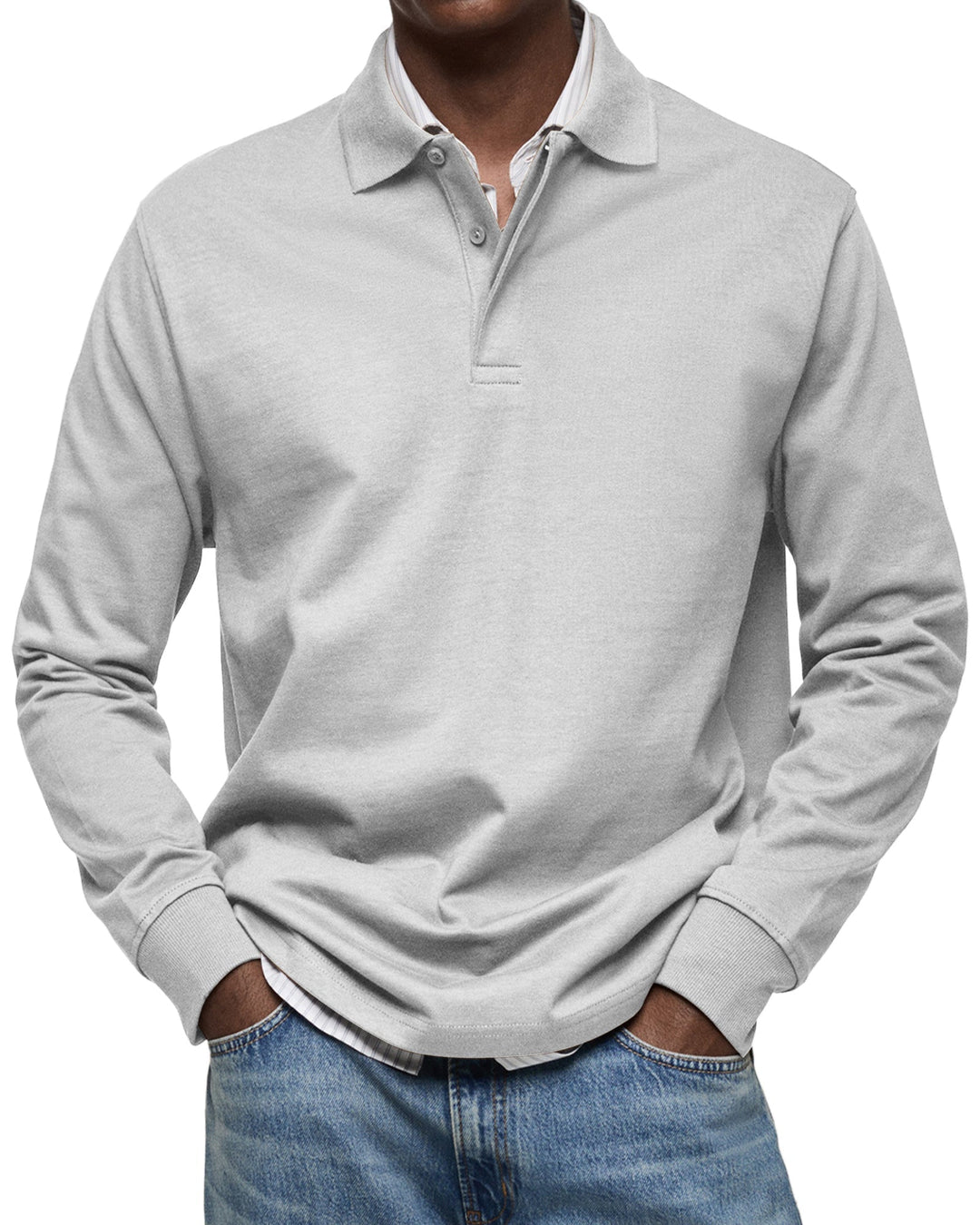 Morrison | Casual Long Sleeve Button Polo