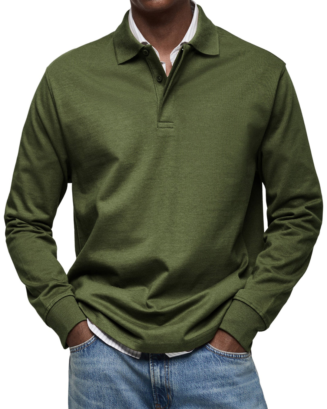 Morrison | Casual Long Sleeve Button Polo
