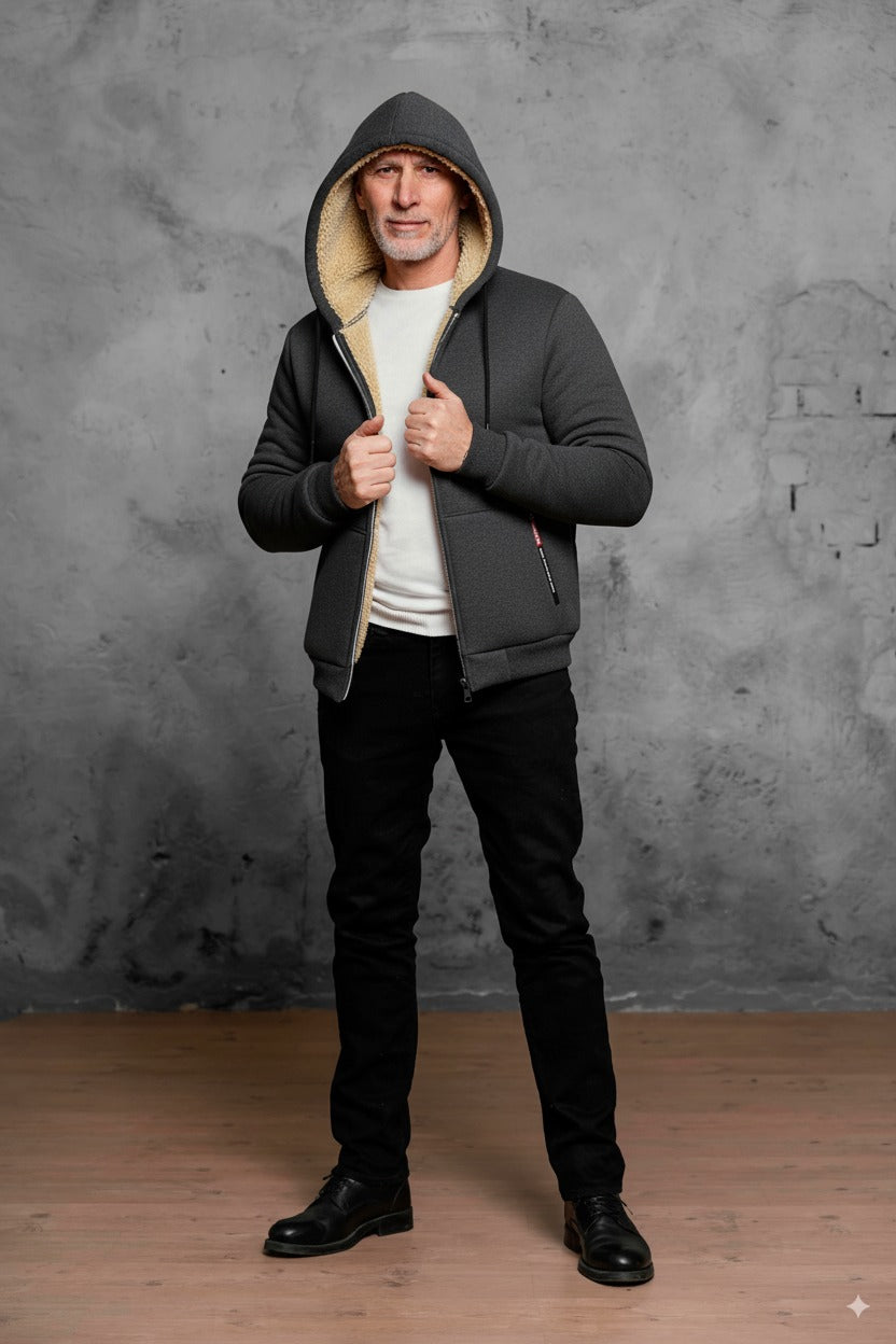 Gilben | Men's Stylish Cozy Hooded Jacket