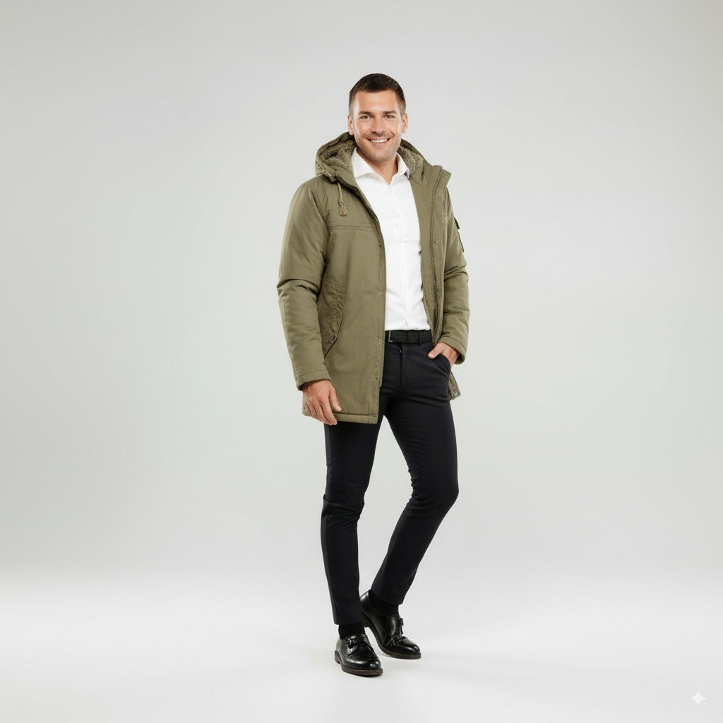 Rivas | Men's Casual Hooded Utility Jacket
